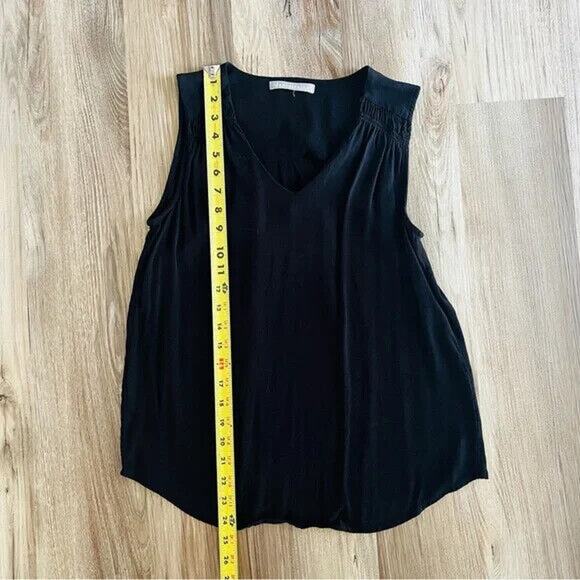 Daniel Rainn Women's Rayon Sleeveless Black Blouse, Size Small - Picture 3 of 7